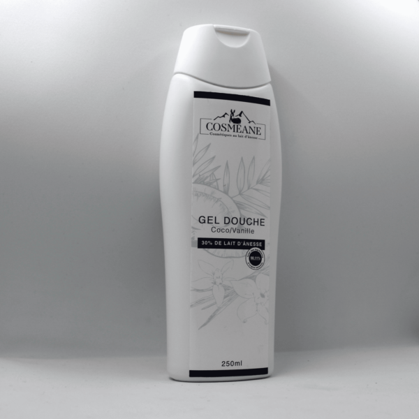 Gel douche au lait d'ânesse bon pour la peau produit d'Ariège