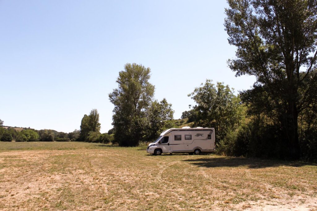 Aire camping-cars bienvenue à la ferme Ariège