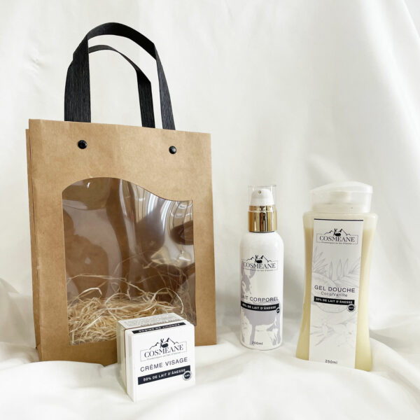 Coffret produits au lait d'ânesse coffret bien-être